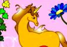 unikornis sz�nez� lovas j�t�k, katt a k�pre!