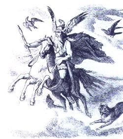 Odin Sleipnir hátán