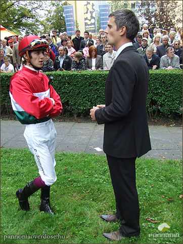 Christophe Soumillon és Dr. Szmodits Zsolt