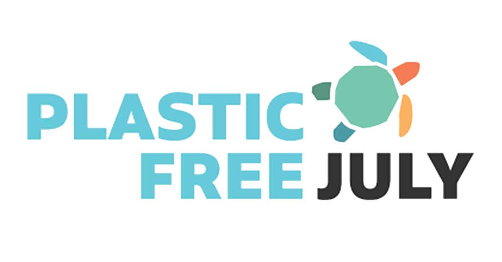 Plastic Free July 2019 hivatalos logója.